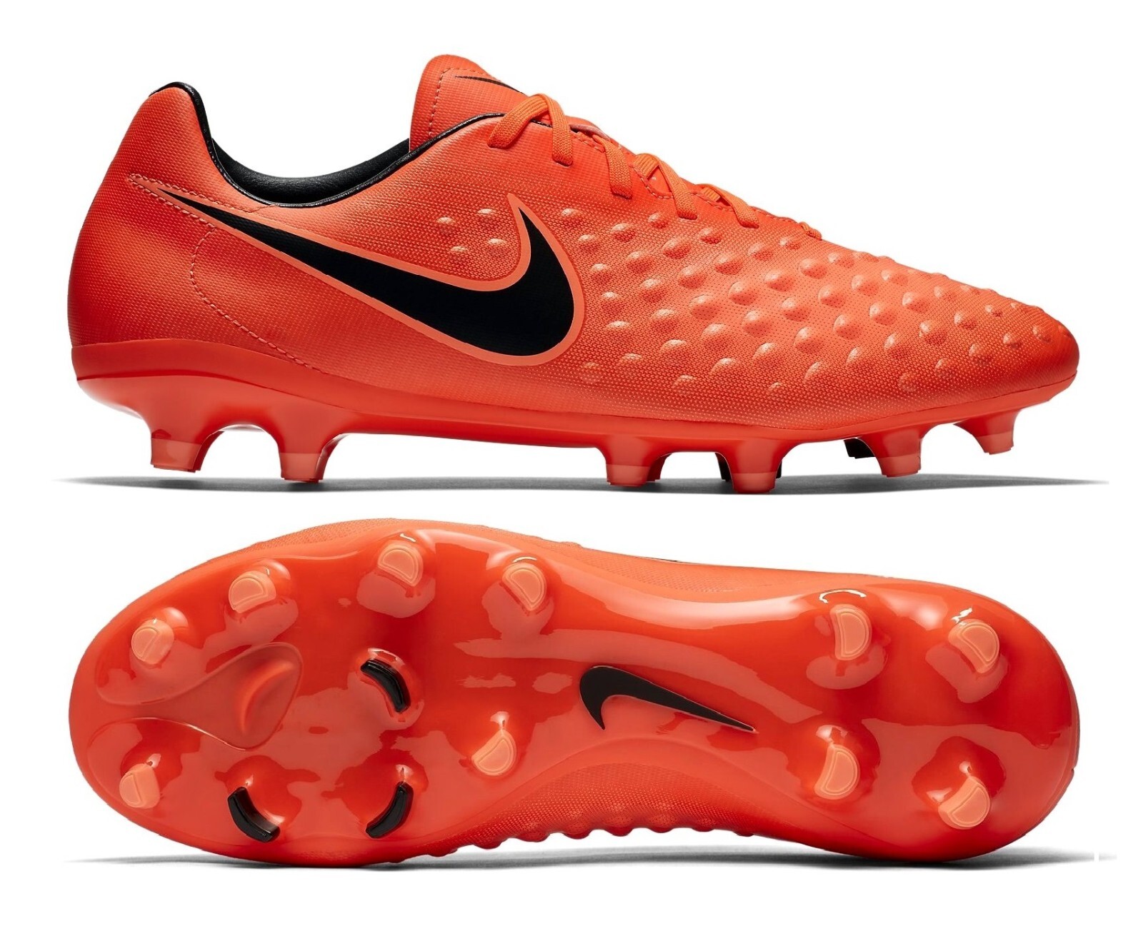 Nike Magista Onda II FG Soccer Cleats Shoes, Crimson/Mango, 844411-808, Sz 6.5