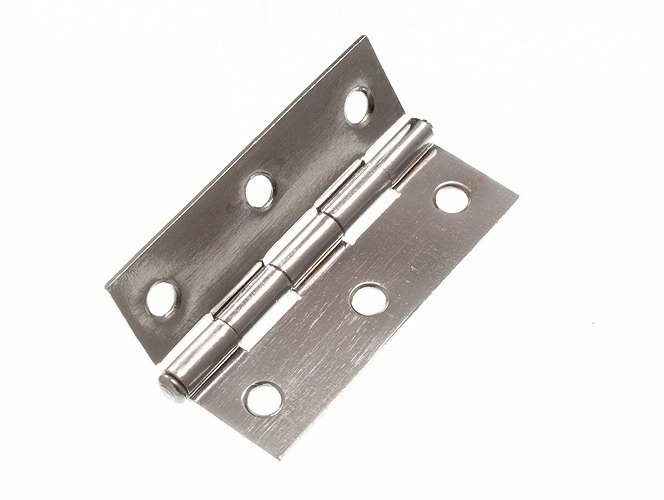 Pair Of Loose Pin Butt Hinges CP Chrome Plated Steel 3 Inch 75mm - NEW Onestopdi