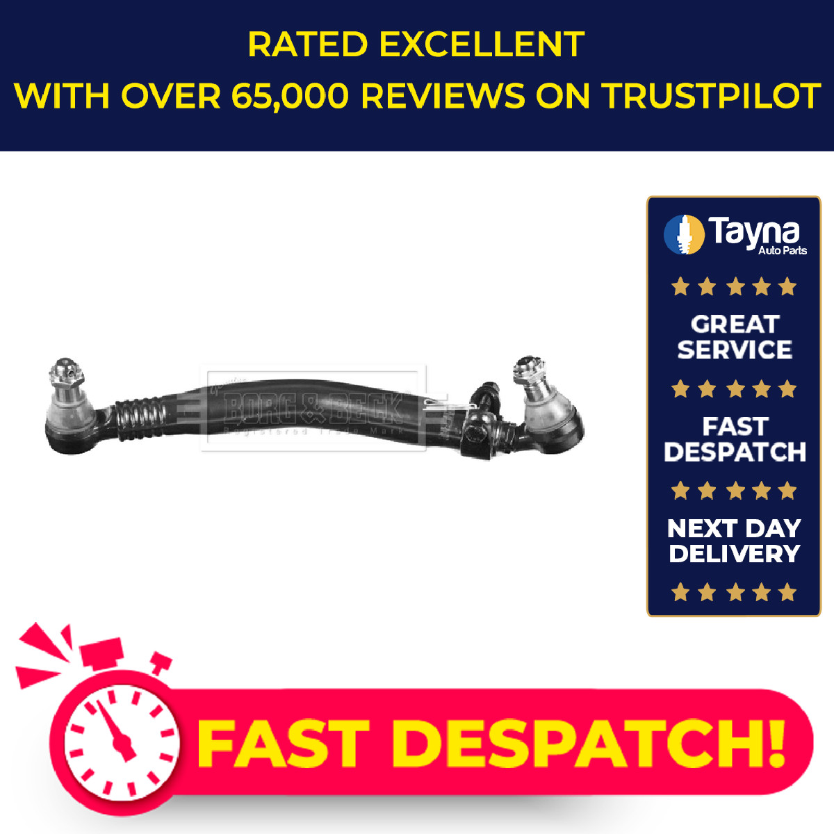 CV Centre Rod Assembly BTR32900 Borg & Beck 7421021392 7482292080 Quality New