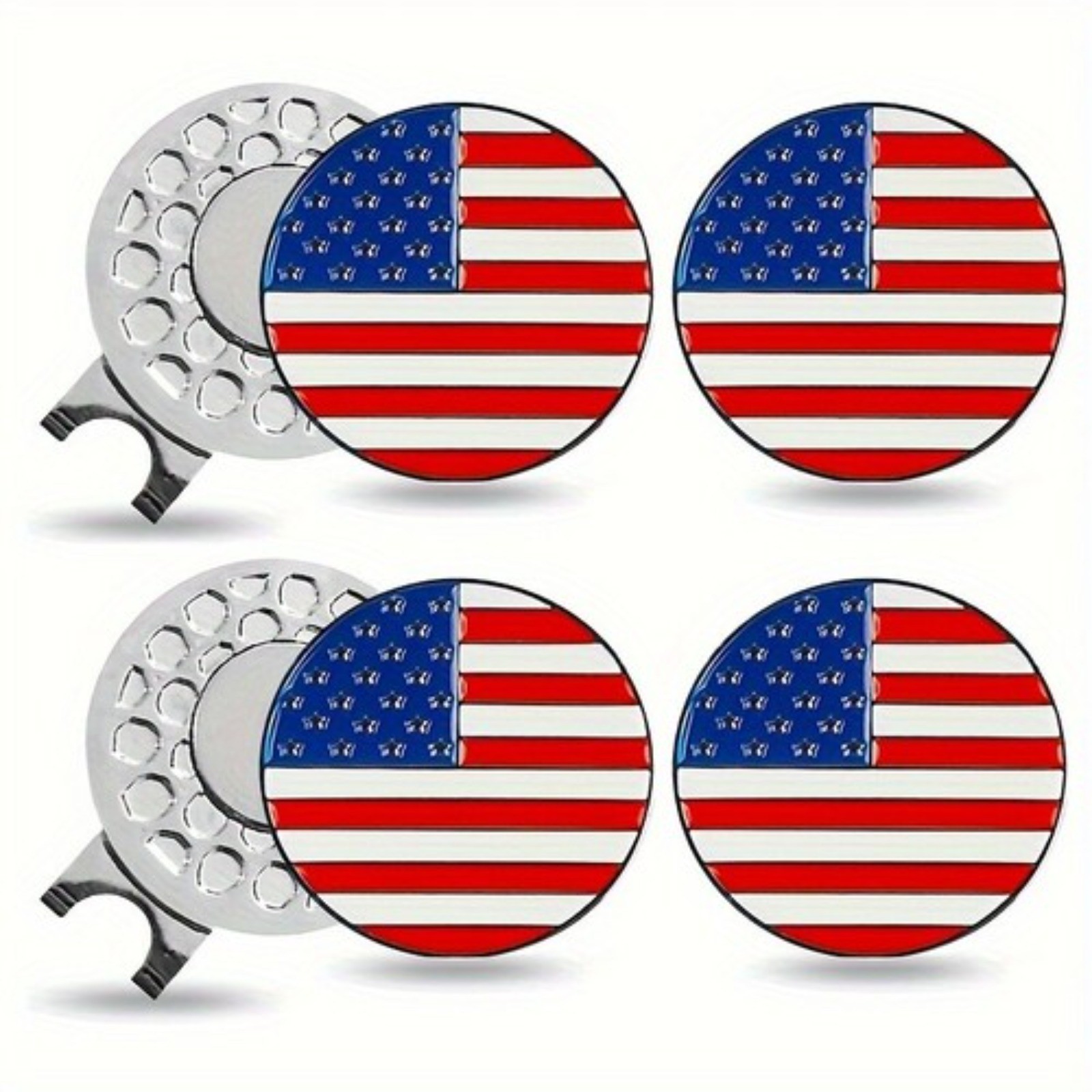 Golf Hat Clip with Ball Marker Magnetic Set, Easily to Hat Caps Belt
