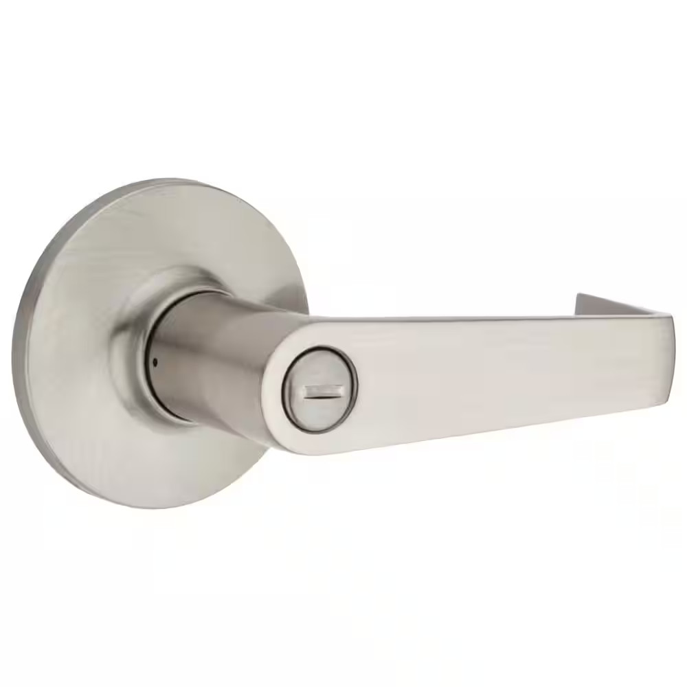 Carson Satin Nickel Bed/Bath UL Door Handle