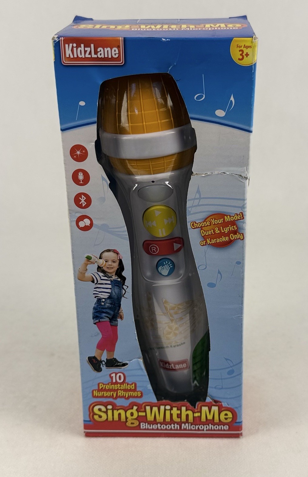 Kidzlane Microphone for Kids with Bluetooth | Kids Singing Toy  Microphone New