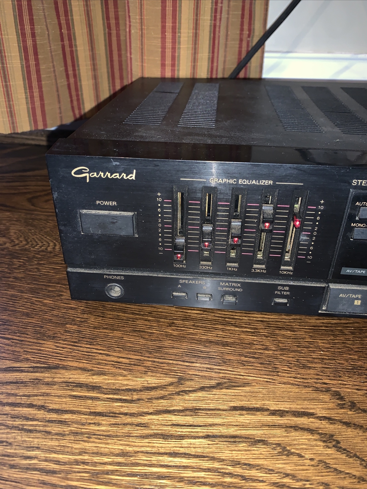 garrard stereo receiver GRX665