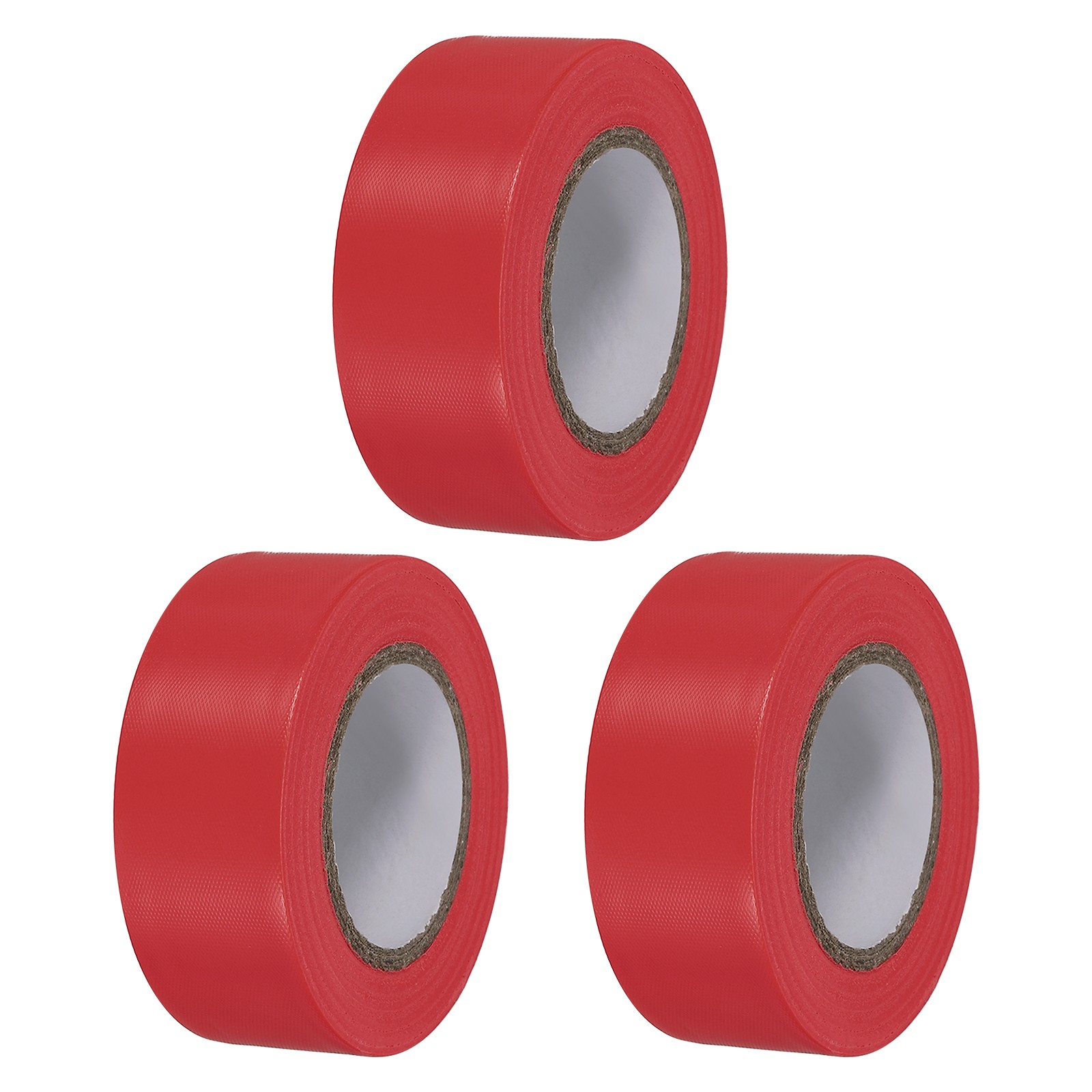 Signage tape 1.2\"x148', 3 pcs PVC for neon, red