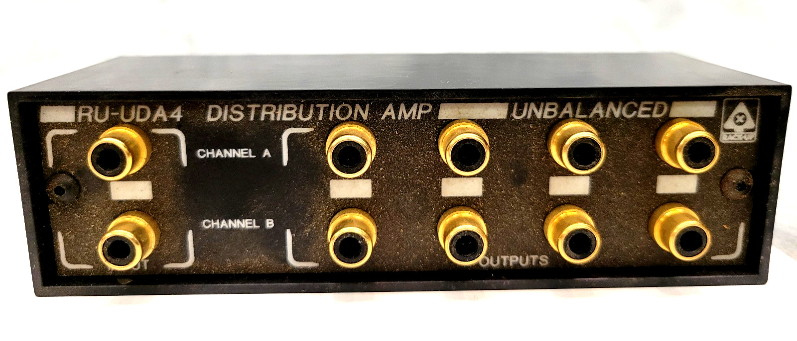 RDL RU-UDA4 Stereo Audio Distribution 4 Output Unbalanced Line Level Amplifier