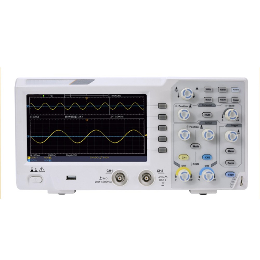 For OWON DS2102 Digital Storage Convenient Oscilloscope 1G Sampling Dual Channel