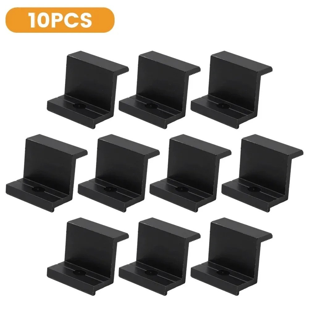 10X Solar Panel End Clamp End Clamp High C-orrosion Resistance Strong Toughness↟