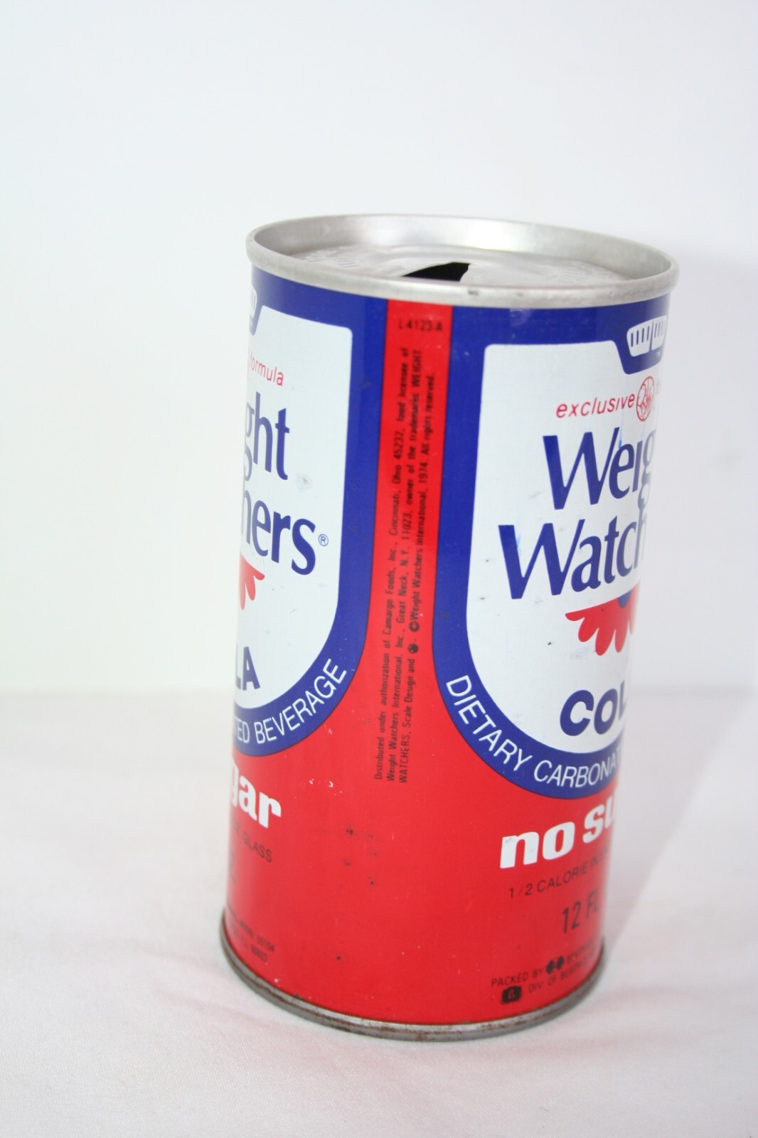 WEIGHT WATCHER COLA Soda Can 12 oz. Tab (1976) Pull Tab