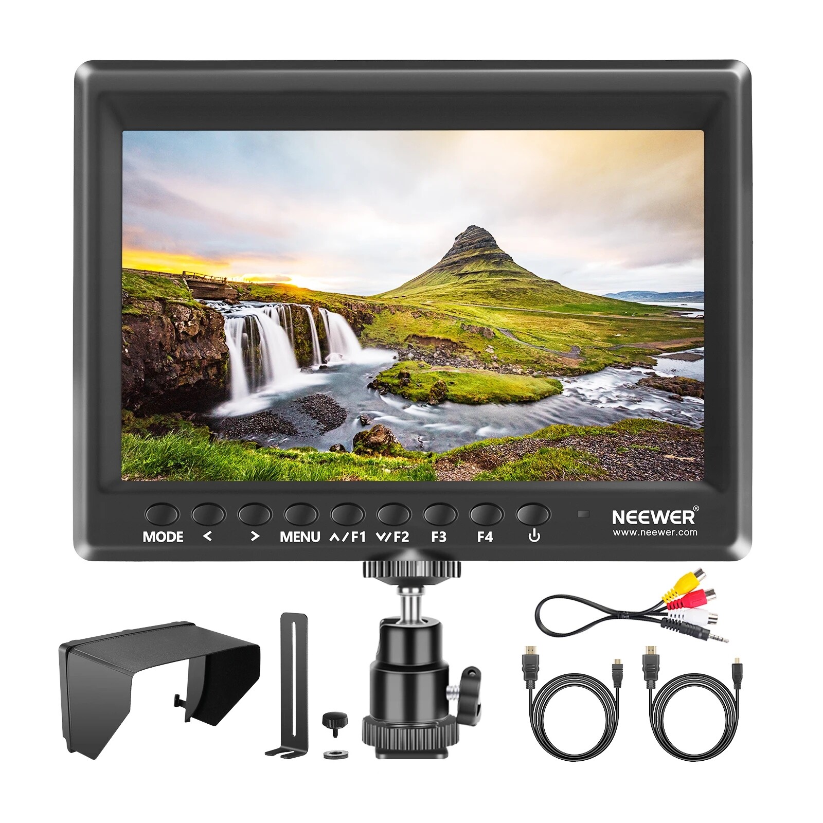 NEEWER F100 7 Inch 1080P HDMI HD DSLR Camera Field Video Monitor 4K 1280*800 IPS