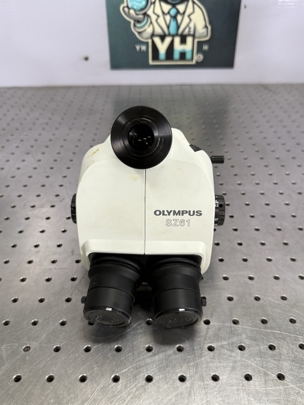 Olympus SZ61TR Stereo Microscope Trinocular Zoom Head Tested Video