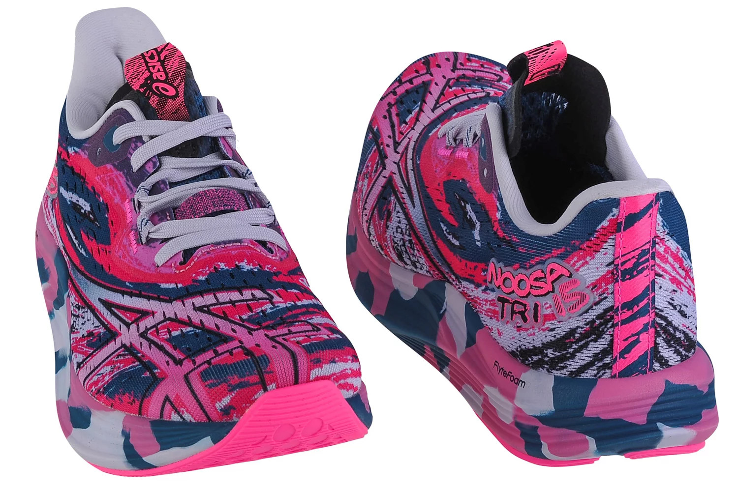 ASICS Noosa Tri 15 Sneakers Hot Pink Pro Running Trainers Shoes New Women Size