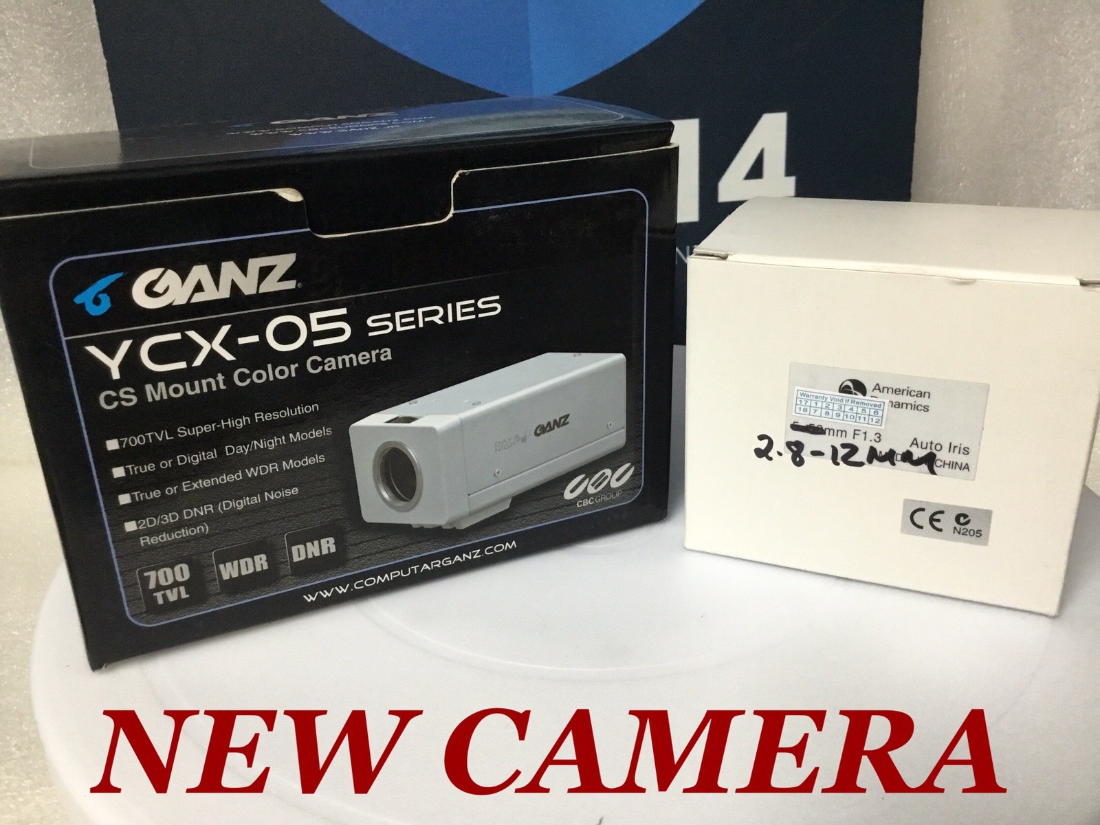 GANZ YCX-05 Series Security Color Camera W/ 2.8-12mm 700TVL WDR Day/Night NEW!