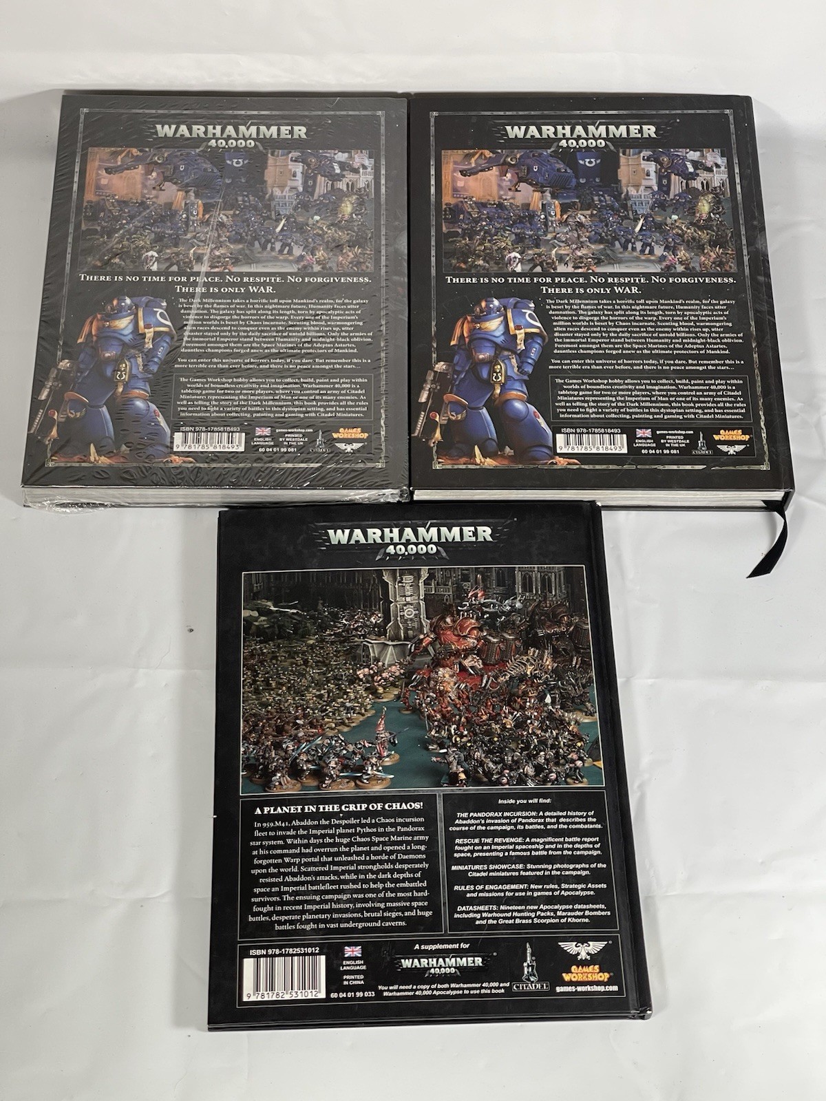 Warhammer 40k Hardcover Book Lot