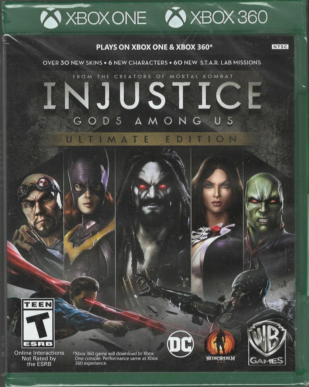 Injustice: Gods Among Us Ultimate Edition (XB1 Packaging) Xbox 360 (Brand New Fa