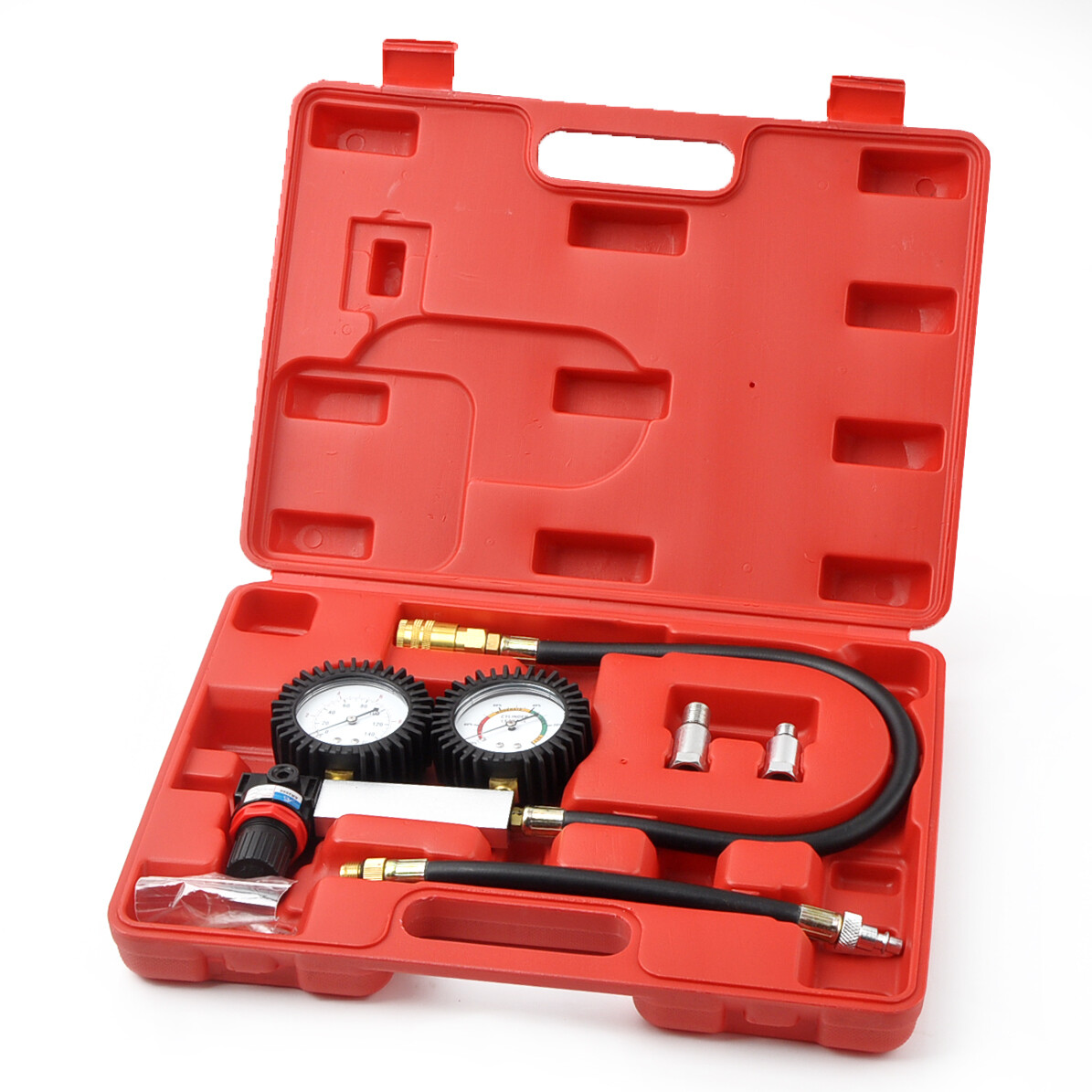 Cylinder Leak-Down Tester Leakage Leak Detector Engine Compression Tester Gauges