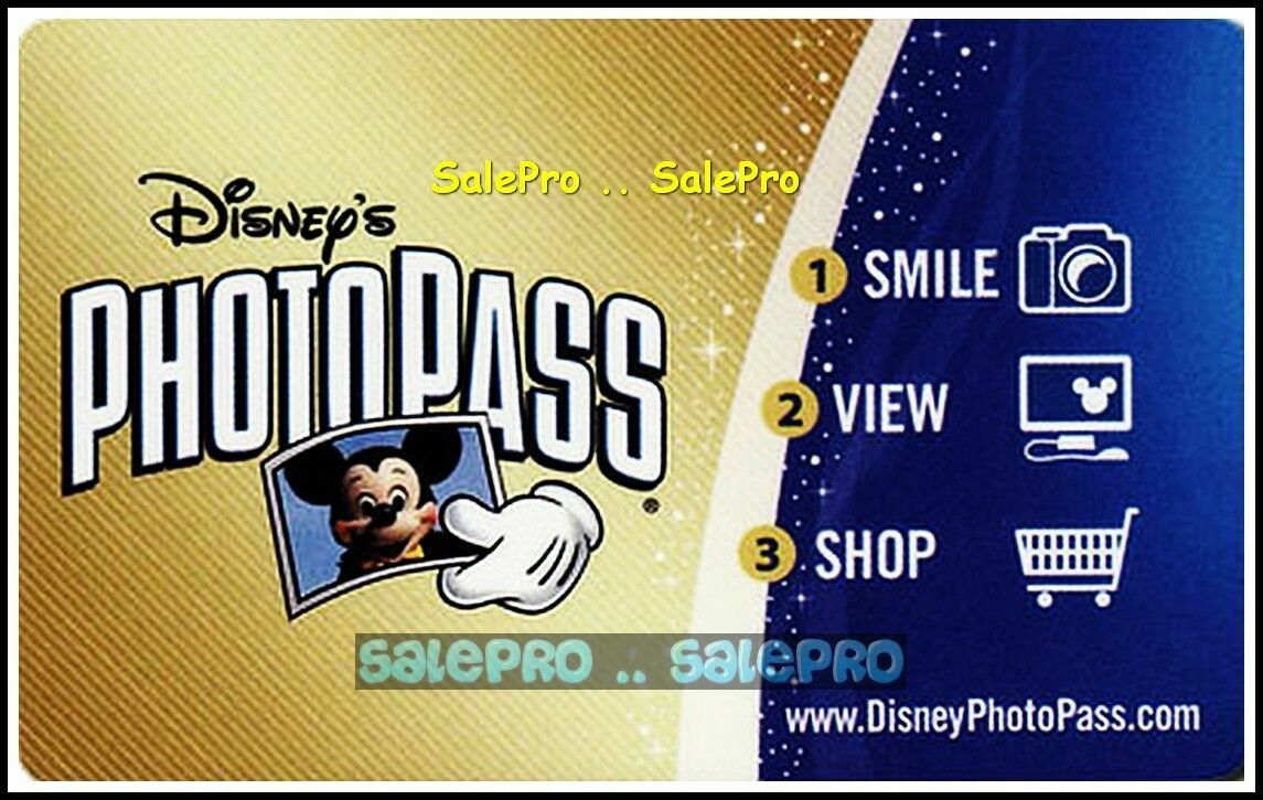DISNEY 2009 USA PHOTOPASS SMILE VIEW SHOP MICKEY MOUSE COLLECTIBLE PIX CARD