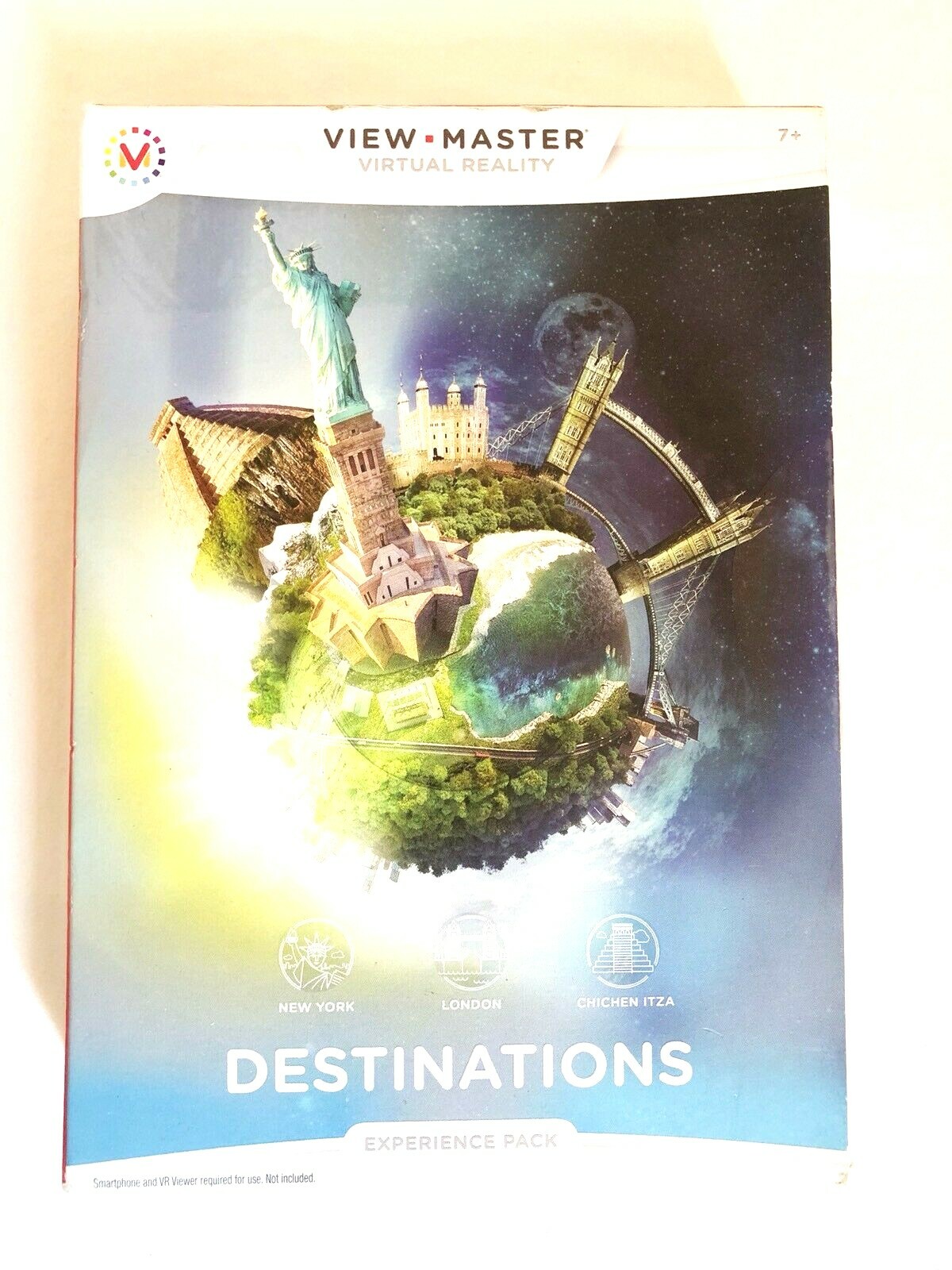 2 Pack New Viewmaster Space & Destinations Smartphone Virtual Reality
