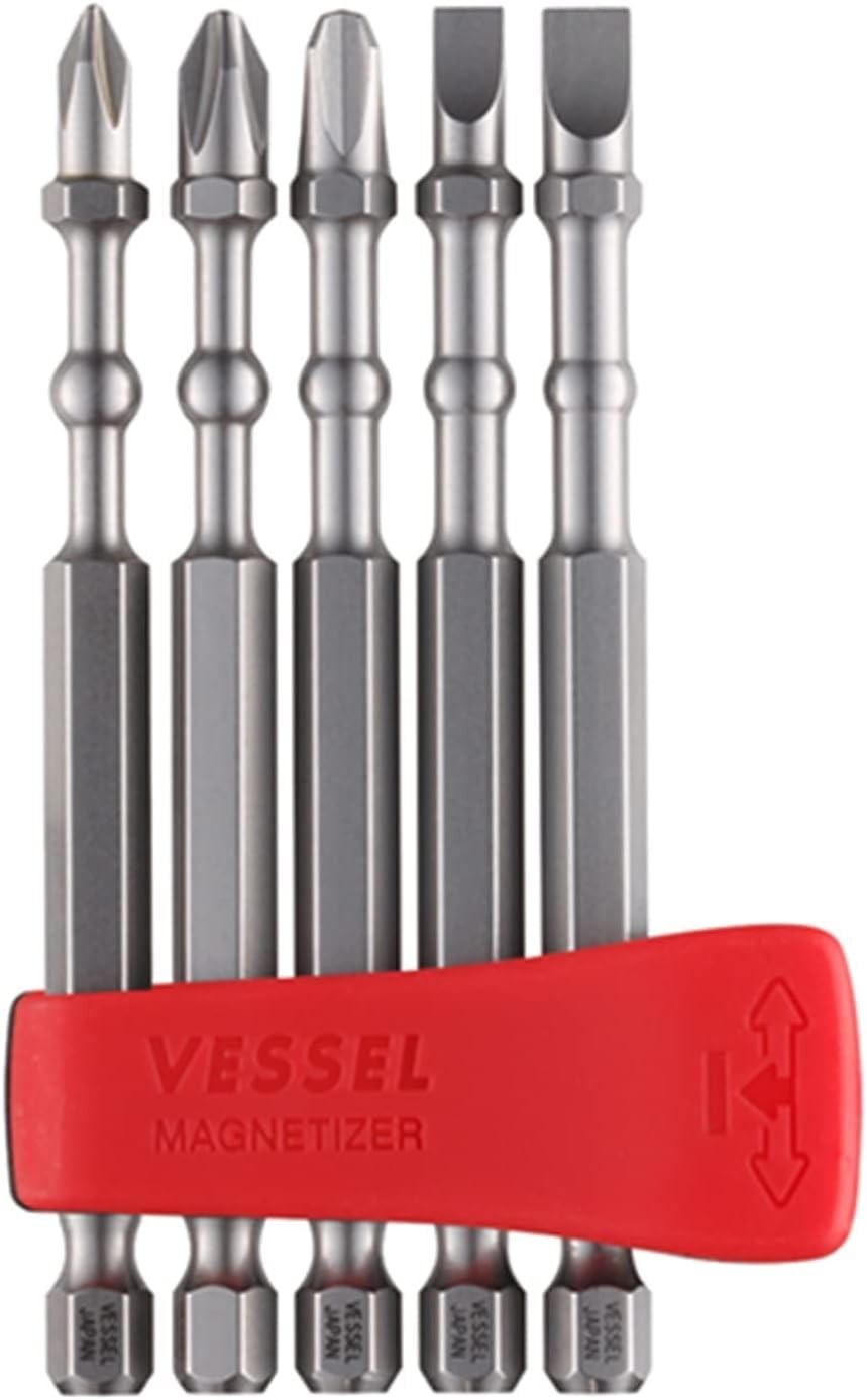 VESSEL IMAPCT BALL Torsion Bit with Mag Charge Holder 5PC. One Size, Factory