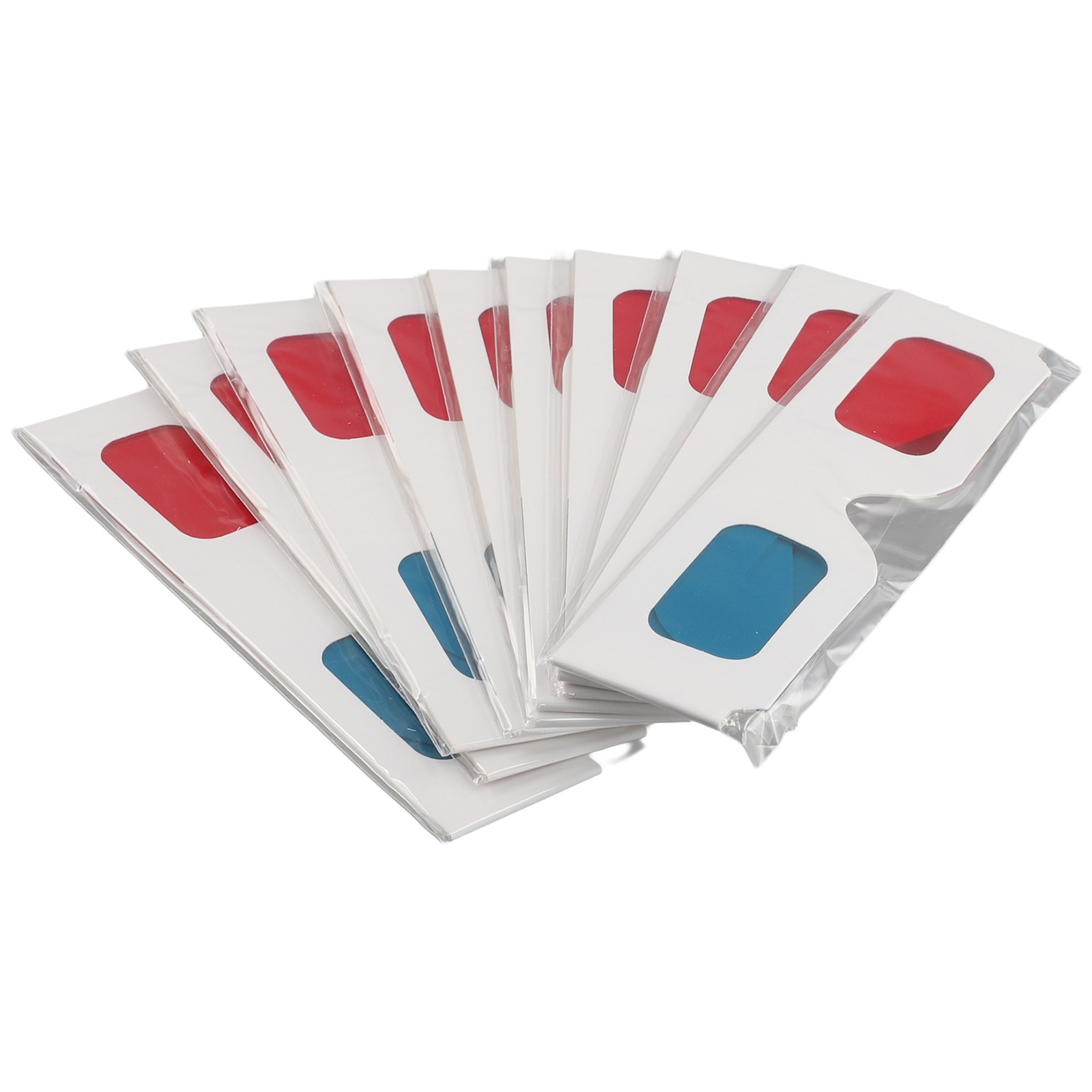 3D Glasses, 10 Pairs Red and   Stereo Lenses for  Set Anaglyph  3D1815
