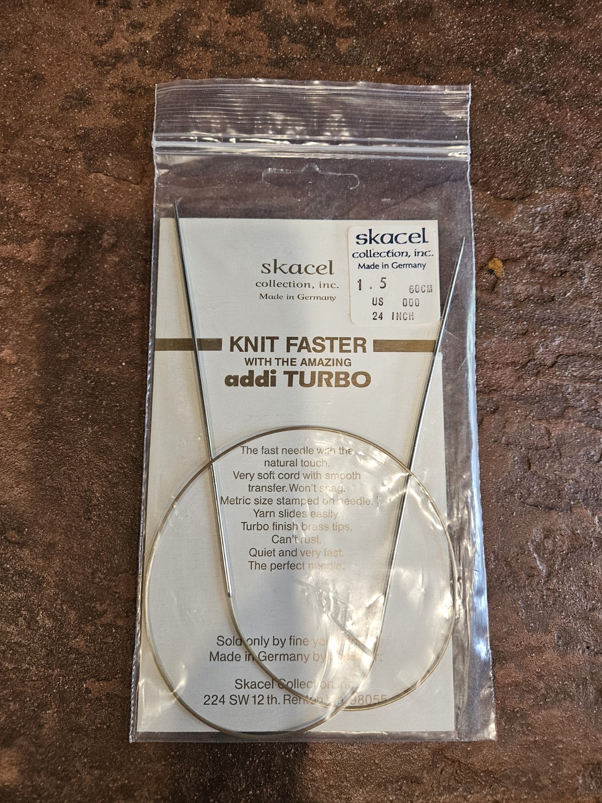 Knitting Needles Circular Skacel Knit Faster Addi Turbo 24 Inch Made In Germany