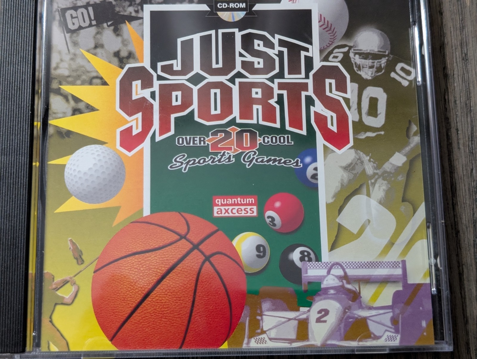 Vintage PC Just Sports Over 20 Cool Sports Games (1994 Quantum Axcess) MS-DOS