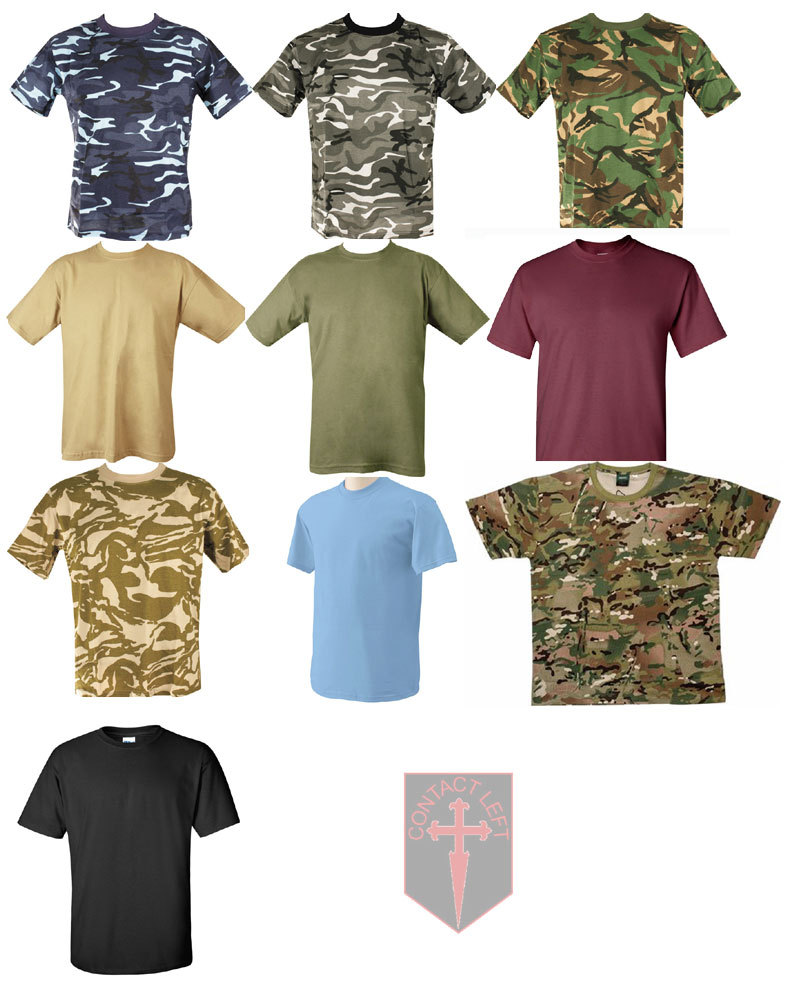 Mens / Womens Camouflage / Camo Military T shirt All Colors All Sizes Unisex