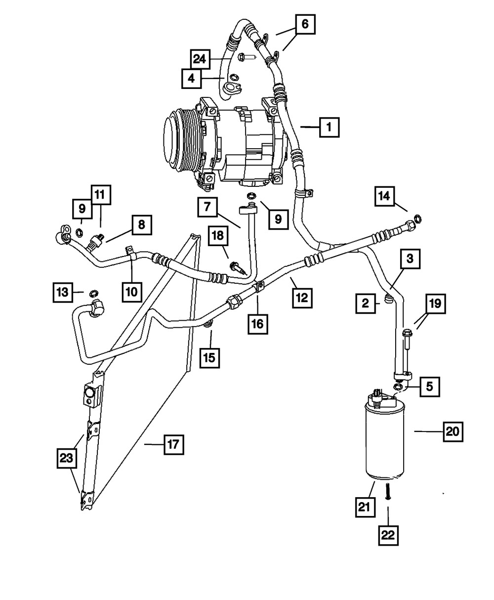 Genuine Mopar Receiver Drier 5181845AA
