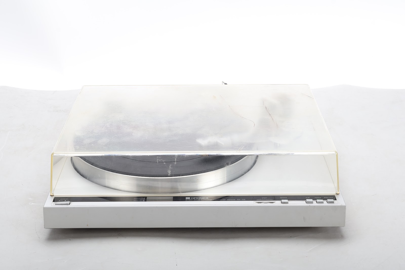 Optonica RP-105 Turntable With Shure M70BX Cartridge and 45RPM Adapter - Fair