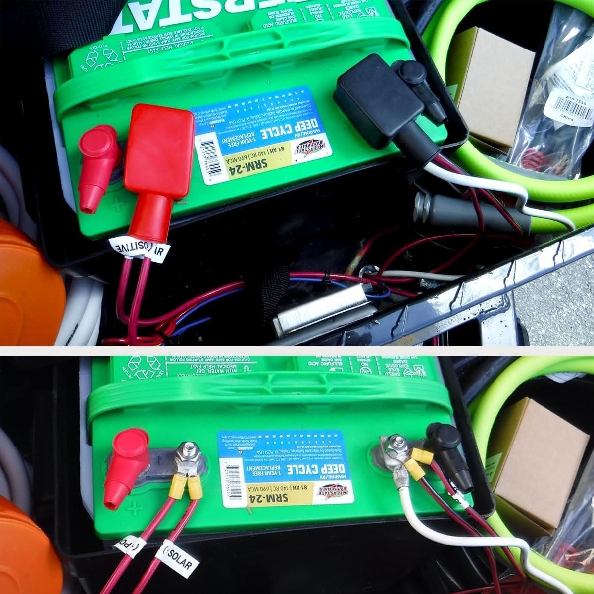 6PCS Battery Terminal Cover, Soft Rubber Insulating Battery Terminal Protector,