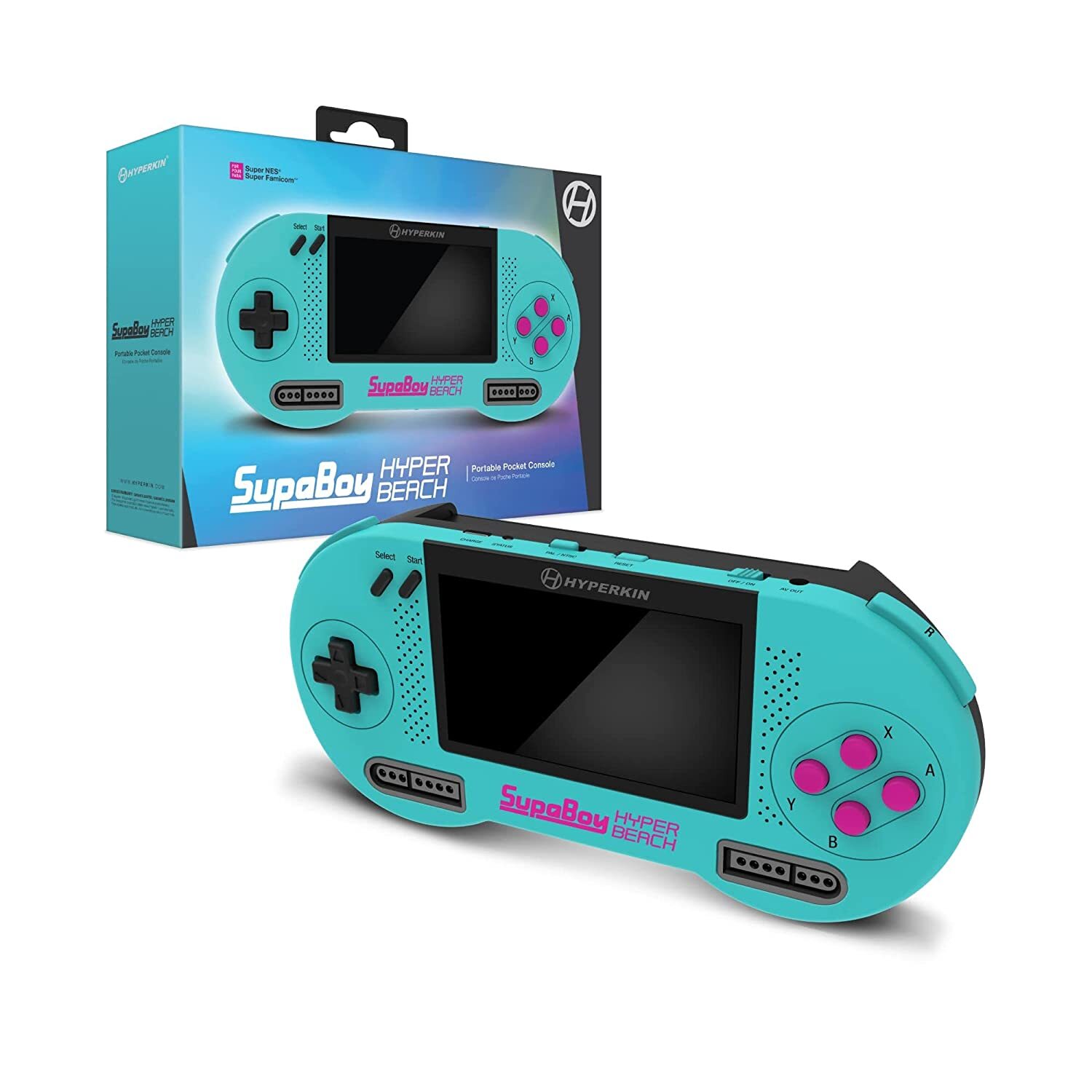 Hyperkin SupaBoy Portable Console for Super NES / Super Famicom - Hyper Beach
