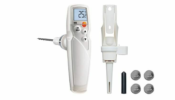Testo 105 (0563 1054) T-Handle Food Service Thermometer with Frozen Food Tip