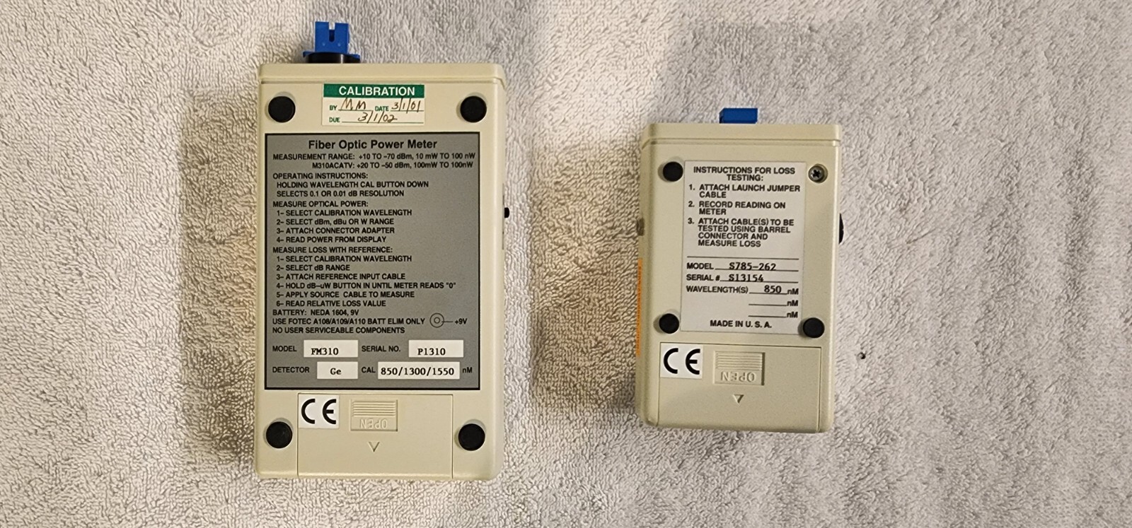 Fotec Lite Fiber Optic Test Kits - FM310/S785