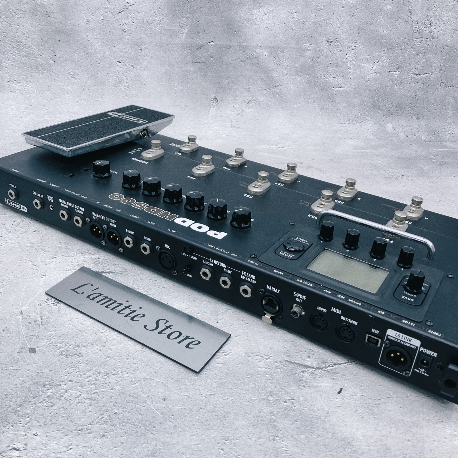 Line 6 POD HD500 Guitar Multi-Effects Processor Amp Modeling XLR PODHD500 HD 500