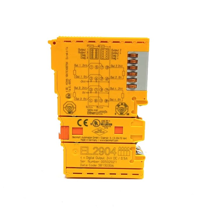 BECKHOFF EL2904 Digital Output Module 4-channel 24 V DC 0.5 A New✦KD
