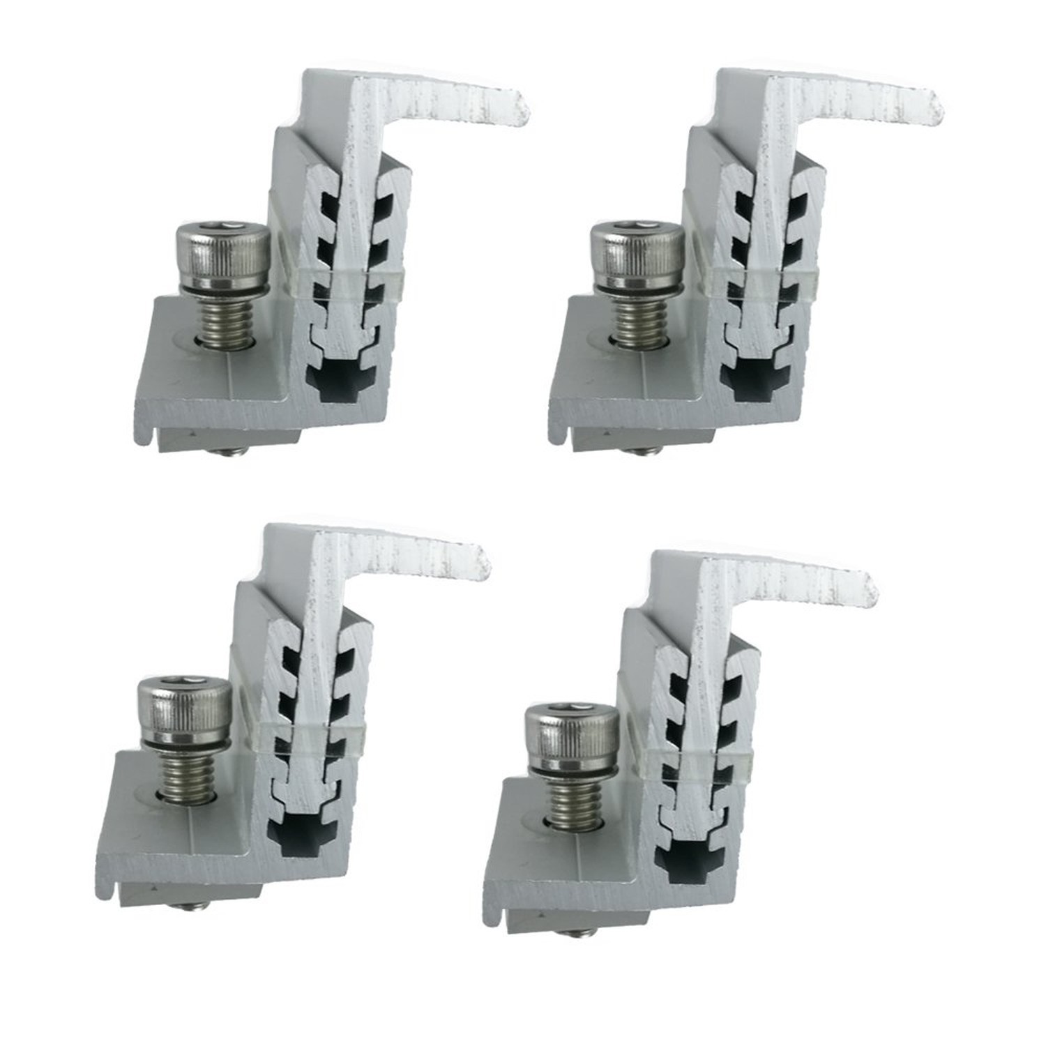 Solar Panel Assembly Mounting Z Bracket Kits 4 Units Adjustable