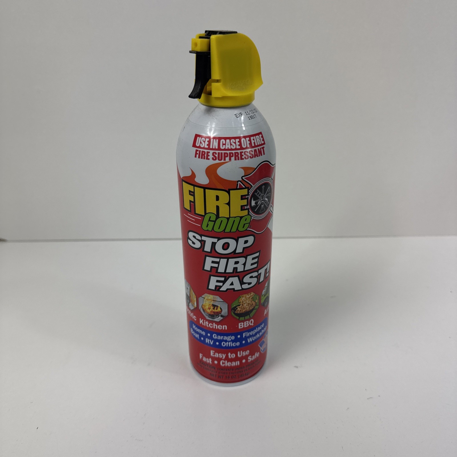 Fire Suppressant Extinguisher -16 Oz- Fire Gone Brand (NEW)