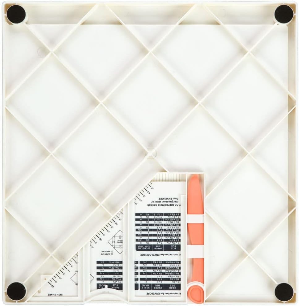 Bira Craft 12 X 12 inch Multi-Purpose Scoring Board & Score and Fold Tool