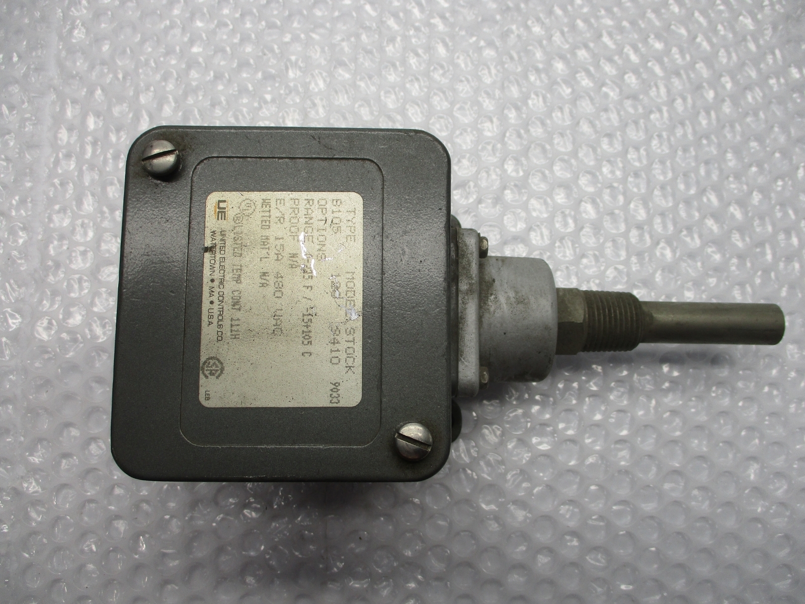 UNITED ELECTRIC B105120 TEMPERATURE CONTROLLER UNMP