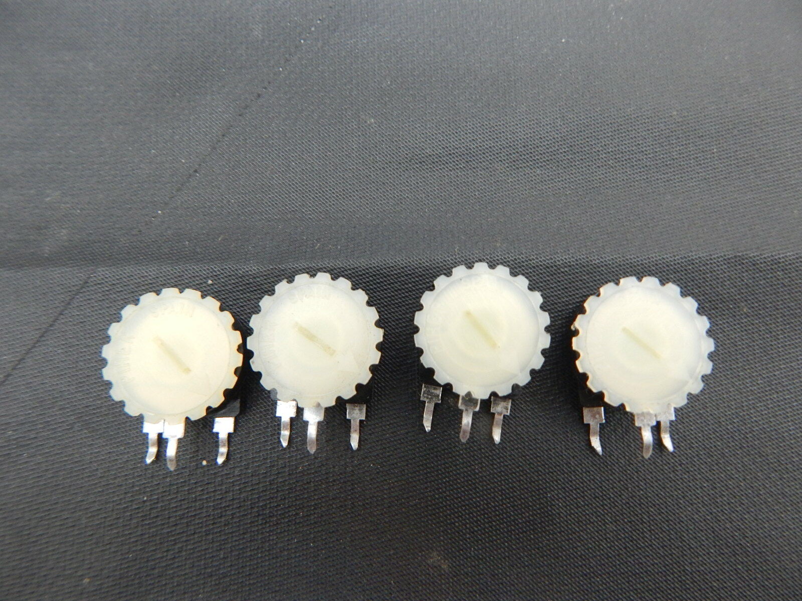 PIHER 50K OHM PCB ADJUSTABLE THUMBWHEEL TRIM POT TRIMMER RESISTOR - LOT OF 4