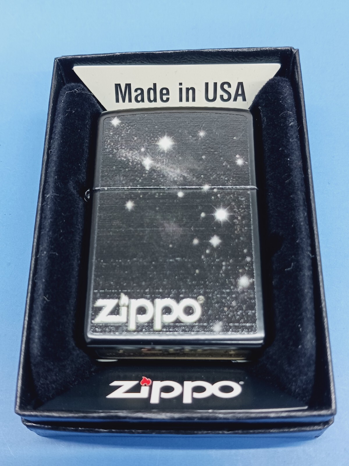 Zippo Galaxy Black Matte 28058