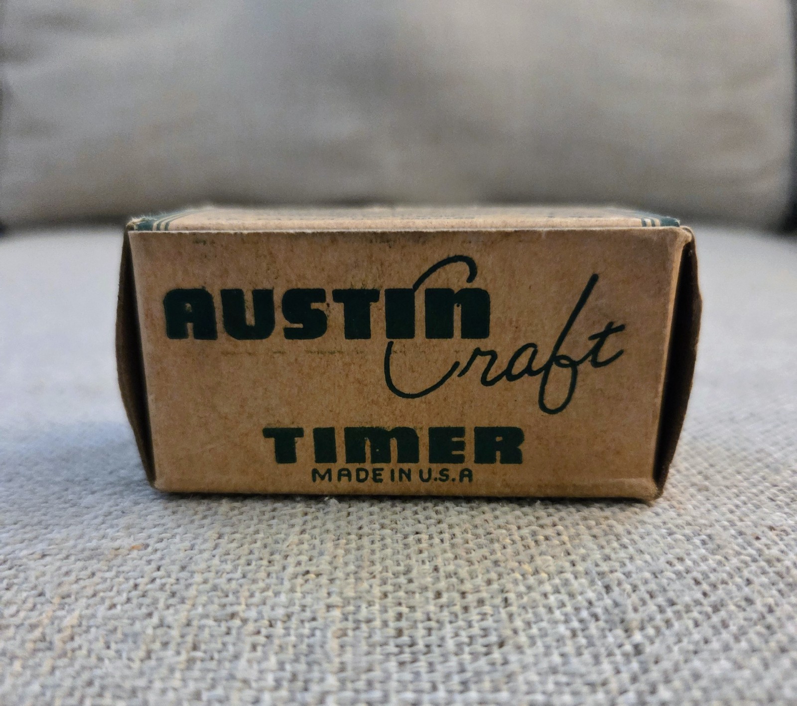 Vintage Austin Craft Model Airplane Engine Timer Empty Original Box Only