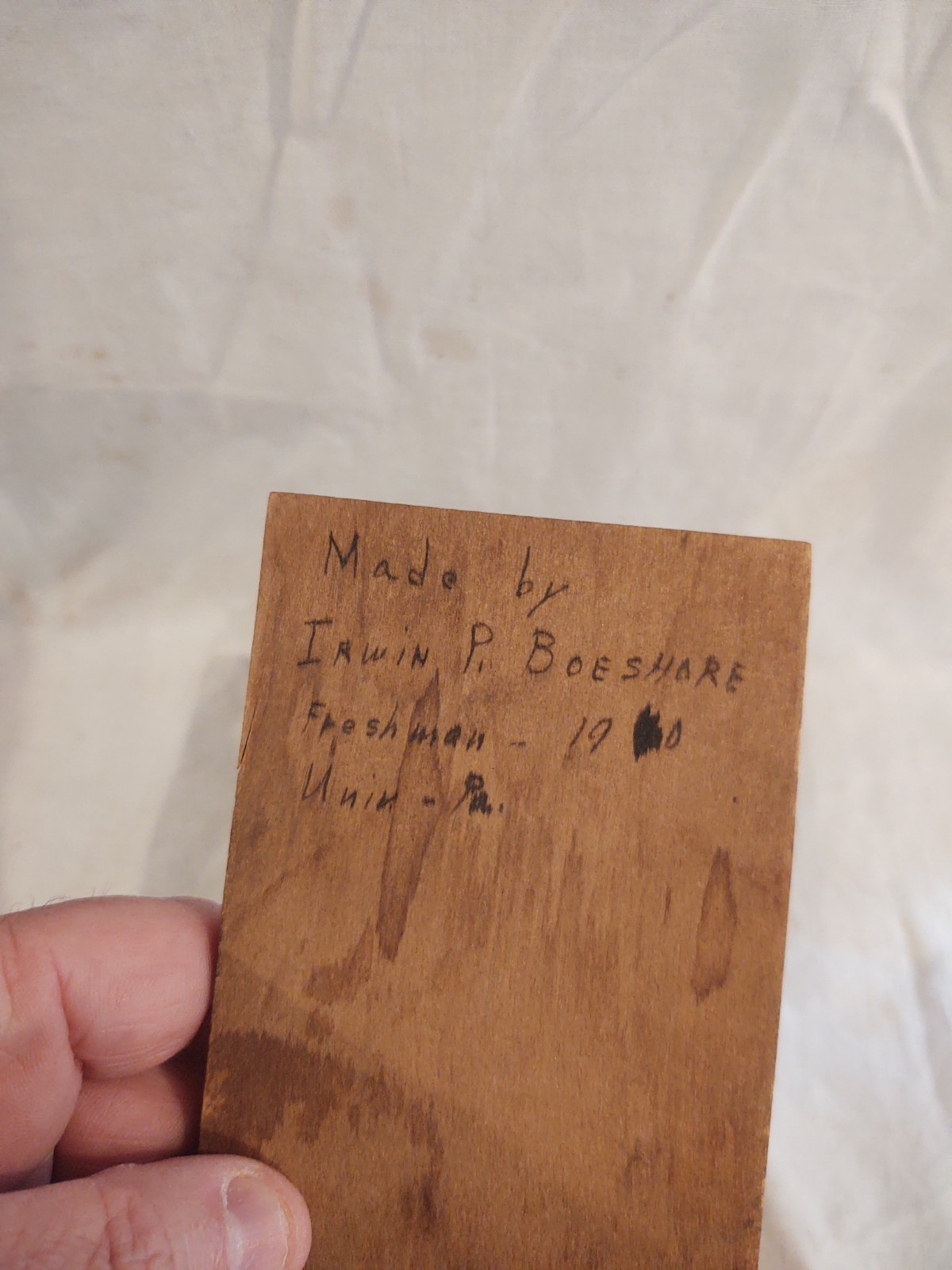 1890 Leitz Wetzlar Brass Microscope serial # 16882 & Slides Dr. Irwin Boeshore