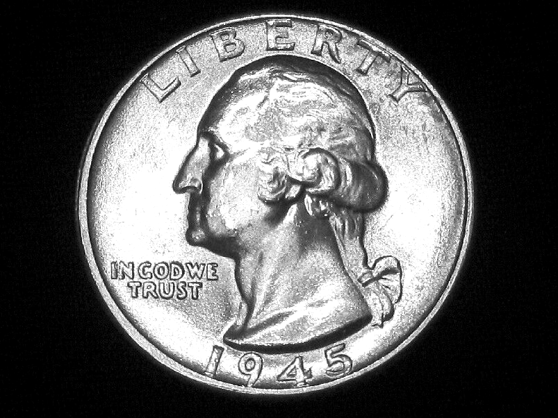 1945-D Washington Quarter --- Very Choice Uncirculated