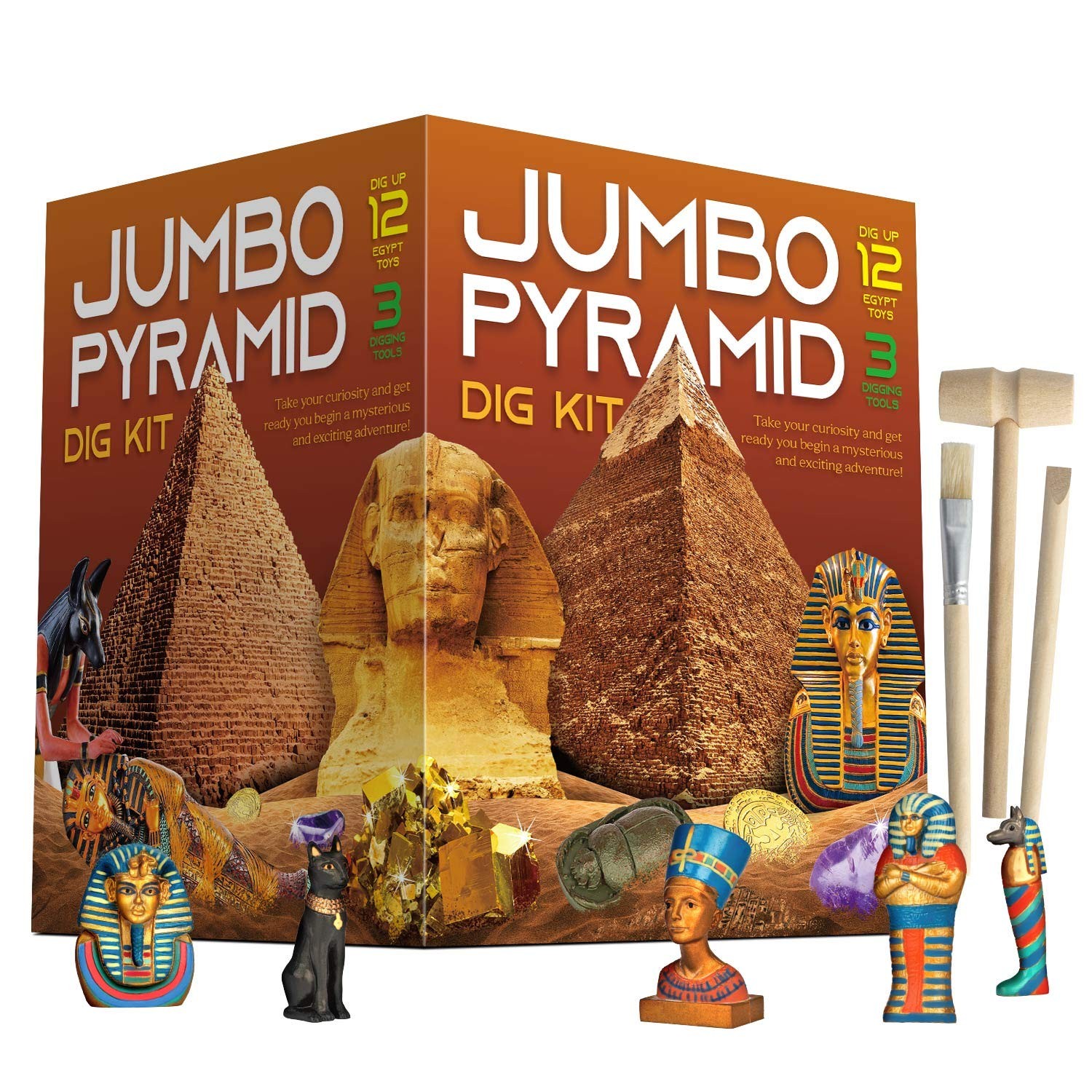 XXTOYS Pyramids Dig Kit, Ancient Egyptian Civilization Civilization Excavatio...