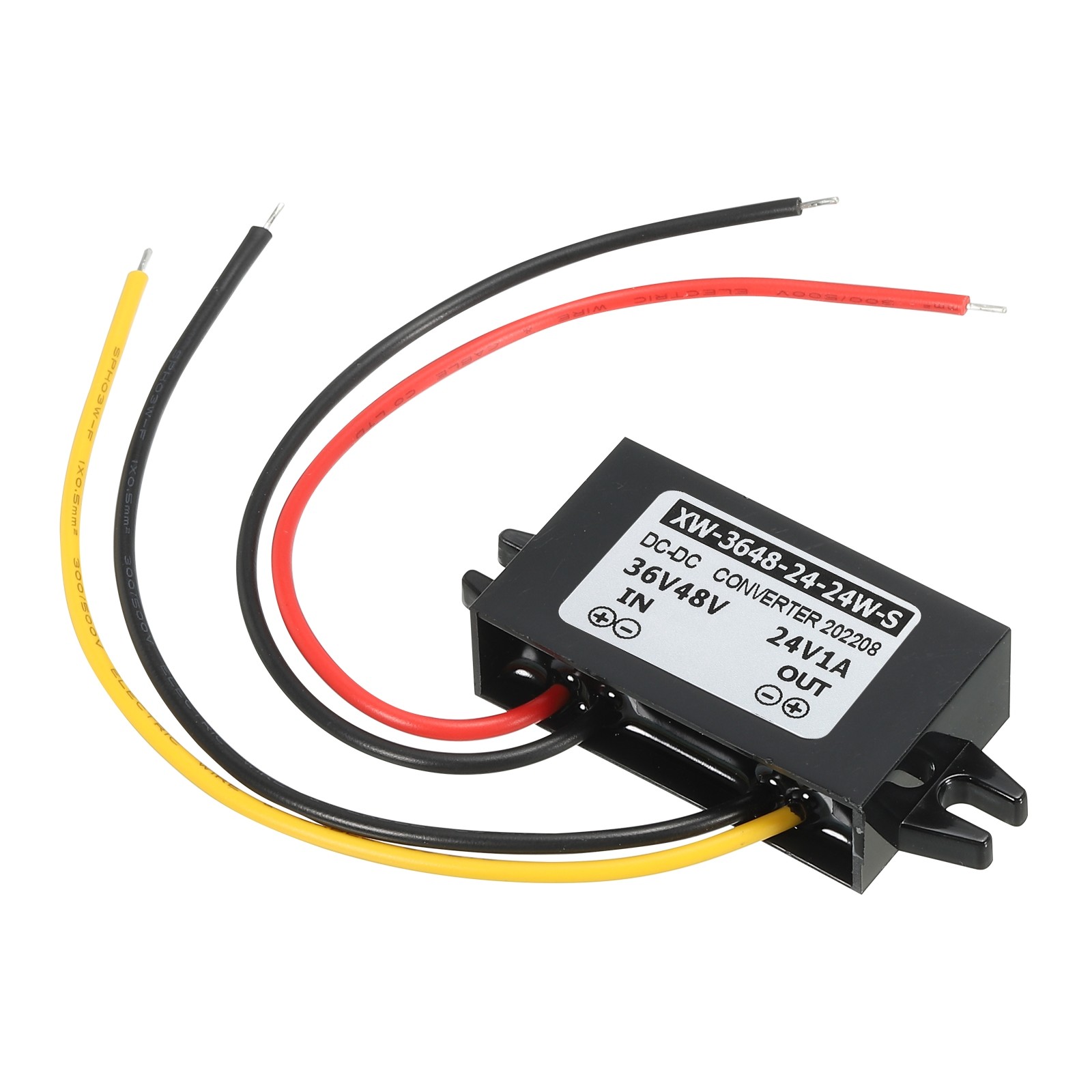 DC36V 48V to DC 24V 1A 24W Power Converter Regulator Plastic for LED System