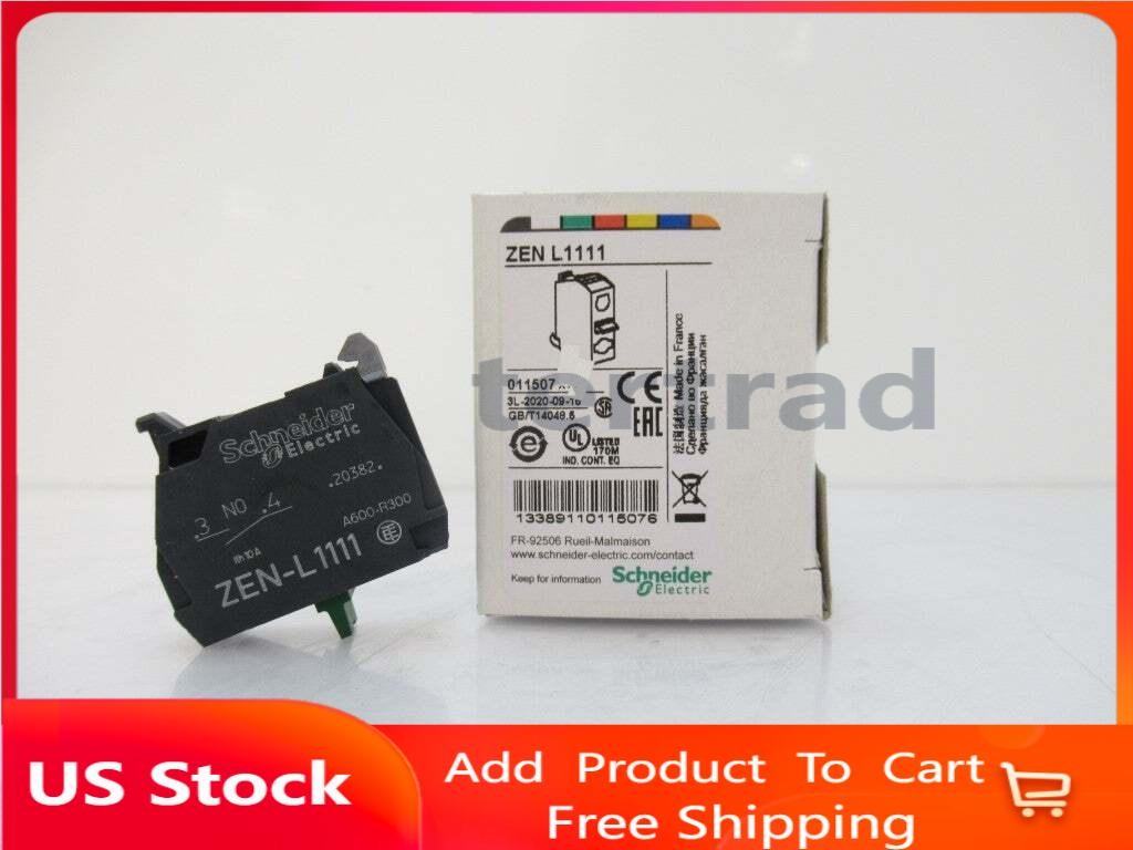 Schneider Electric ZENL1111 Single Contact Block, Sold By Unit US Free TAX