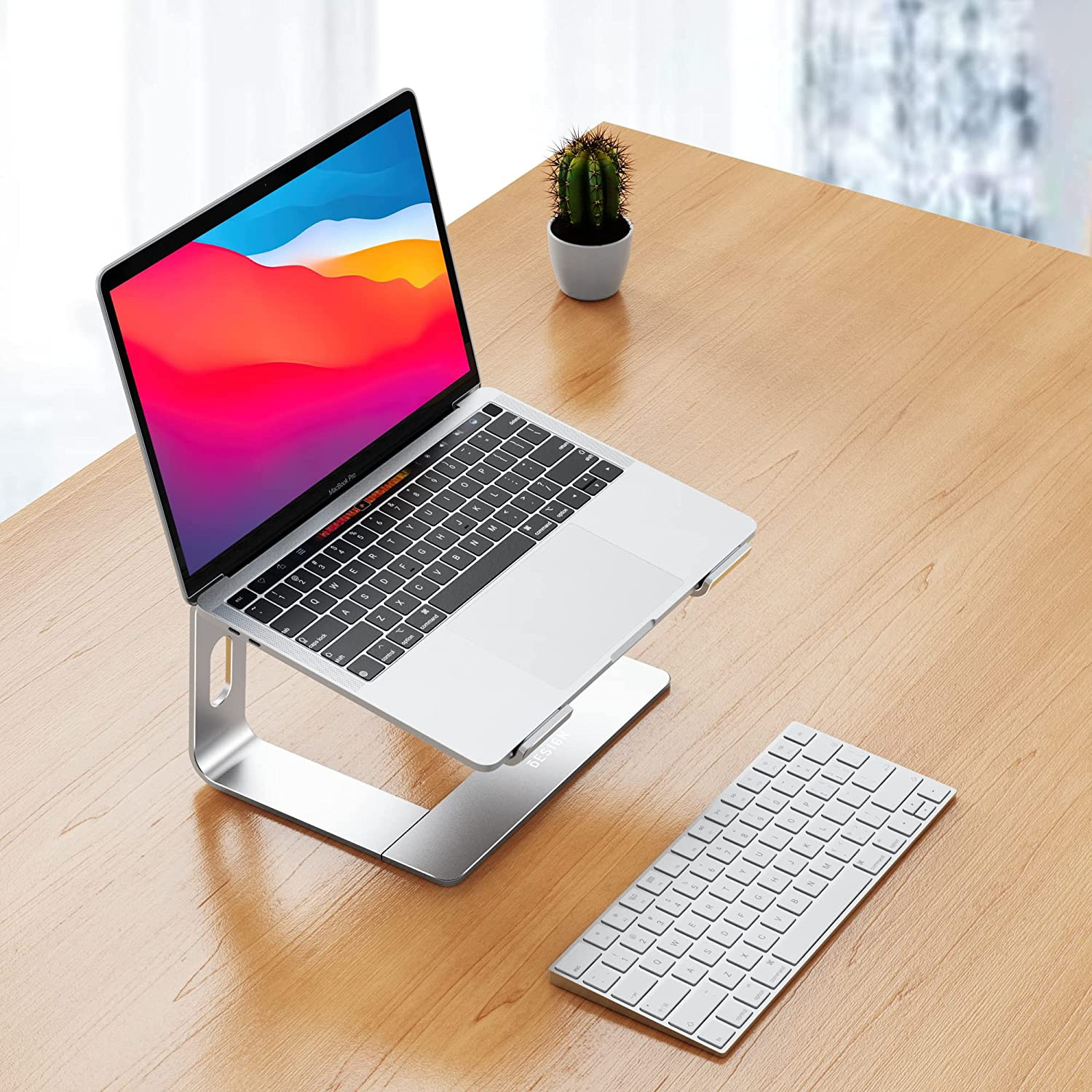 LS03 Aluminum Laptop Stand, Ergonomic Detachable Computer Stand, Notebook Riser