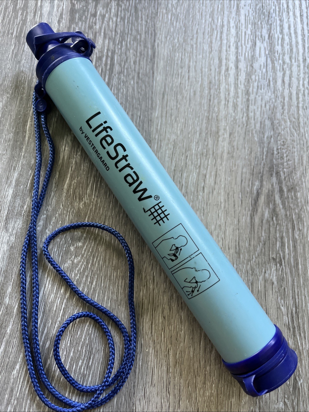 NEW LifeStraw by Vestergaard Mini Portable Personal Survival Water Filter BLUE