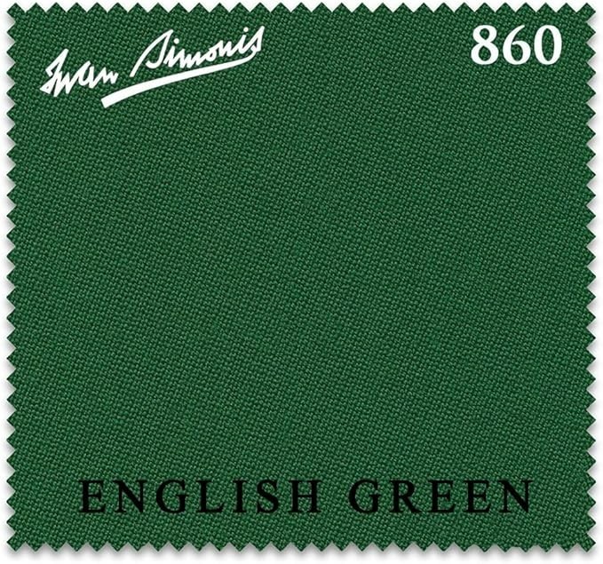 Simonis 860 Pool Table Cloth - English Green 8FT
