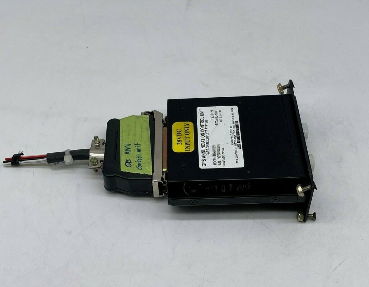 Mid-Continent GPS Annunciation Control Unit for Garmin GPS 28V
